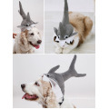 Bonito Tubarão Projeto Gato Cão Traje Acessórios Halloween Cosplay Pet Hat